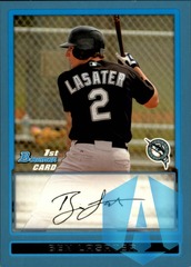 2009 1st Bowman Prospects Blue #BP37 Ben Lasater 211/500 Florida Marlins
